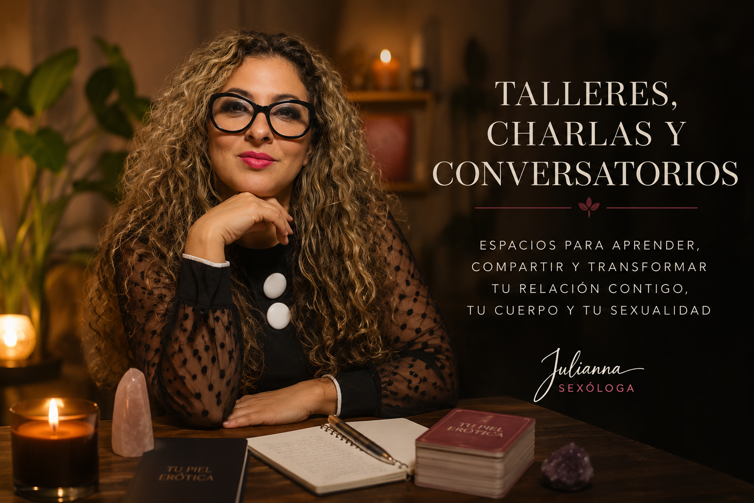 Talleres, charlas y conversatorios