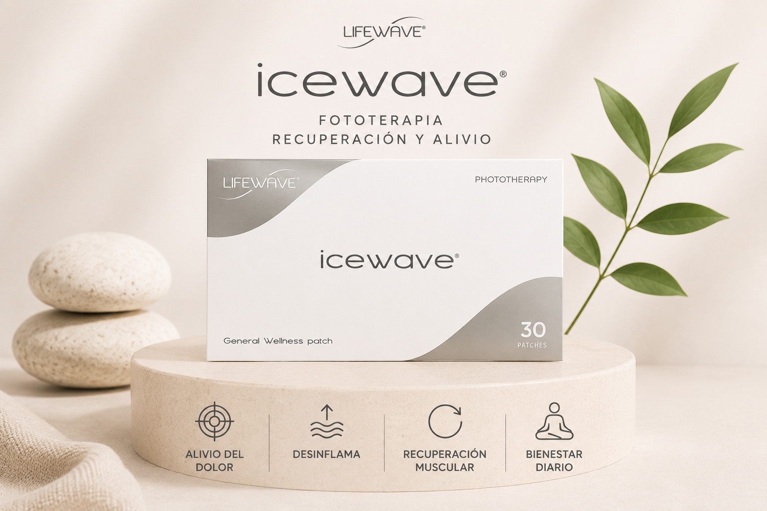 IceWave® – Fototerapia para confort físico y bienestar corporal